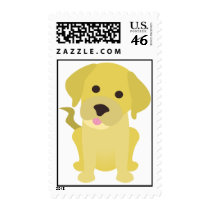 Yellow Labrador Retriever postage