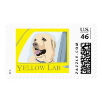 Yellow Labrador Shirt postage