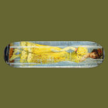 Yellow Lady in Glass Tube skateboards