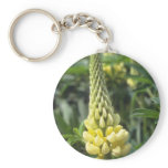 yellow Le Chandelier Lupin, (Lupinus) flowers Key Chains