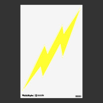 Yellow Lightning Wall Decal wall decals