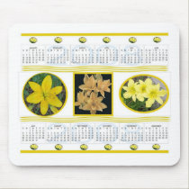 YELLOW LILIES 2008 CALENDAR mousepads