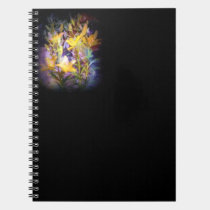 Yellow Lilies, Black Notebook notebooks
