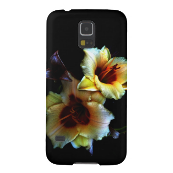 Yellow Lilies Glow Cases For Galaxy S5