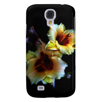 Yellow Lilies Glow Galaxy S4 Cases