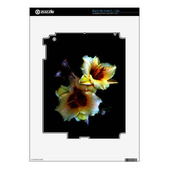 Yellow Lilies Glow Skin For The iPad 2