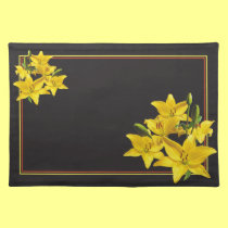 YELLOW LILIES PLACEMAT placemats