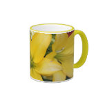 yellow lillies mug mugs