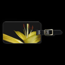 Yellow Lily Flower Petals Lilies Flowers Photo luggage tags