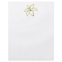 Yellow Lily Custom Flyer