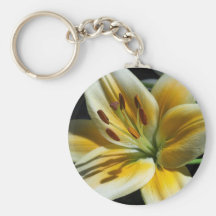 Yellow Lily Keychain