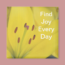 Yellow Lily magnets