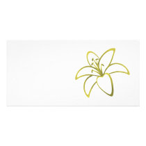 Yellow Lily Photo Greeting Card