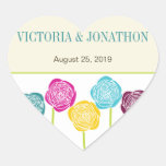 Yellow Lime Succulent Modern Typography Wedding stickers