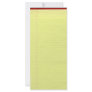 Yellow Lined School Paper Background Personalized Rack Card
