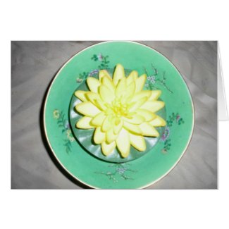 Yellow Lotus Card card