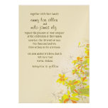 yellow love custom invitation