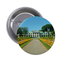 yellow Lt. Governor's estate, Quebec City, Canada Buttons