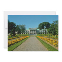 yellow Lt. Governor's estate, Quebec City, Canada Custom Announcement