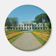 yellow Lt. Governor's estate, Quebec City, Canada Fridge Magnets