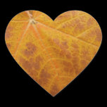 Yellow Maple Leaf Sticker