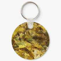 Yellow Maple Leaves keychains by InnerWisdomHealing Yellow Maple Leaves keychains