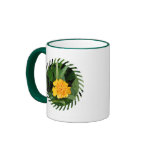 Yellow Marigold Ceramic Coffee Mug