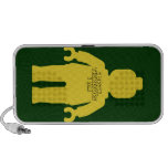 Yellow Minifig 'I BRICK THEREFORE I AM' Slogan Speaker System