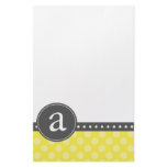 Yellow Monogram (Emmy's Collection) Stationery
