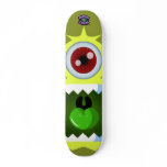 Yellow Monster Alien - Planet Cazmo Skate Deck