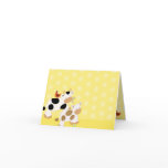 Yellow Moo Cows Note Card