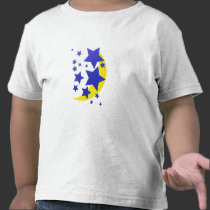 Yellow Moon and Blue Stars Shirt