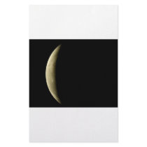 yellow-moon-eclipse personalized stationery