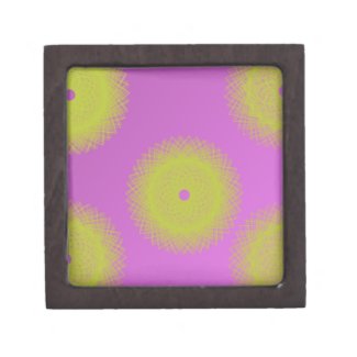 yellow moon purple abstract premium jewelry box