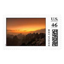 Yellow Mountain Sunset postage by MarkAmy Yellow Mountain Sunset postage