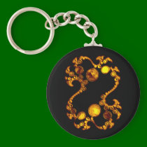 Yellow Mudpots keychains