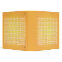 Yellow Multiplication Table Binder
