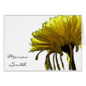 Yellow Mum  - Placecard