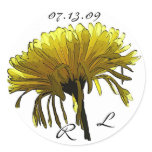 Yellow Mum small Sticker