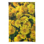Yellow Mums American MoJo Kitchen Towel american mojo kitchen towels