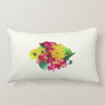 Yellow Mums and Pink Asiatic Lilies Pillows