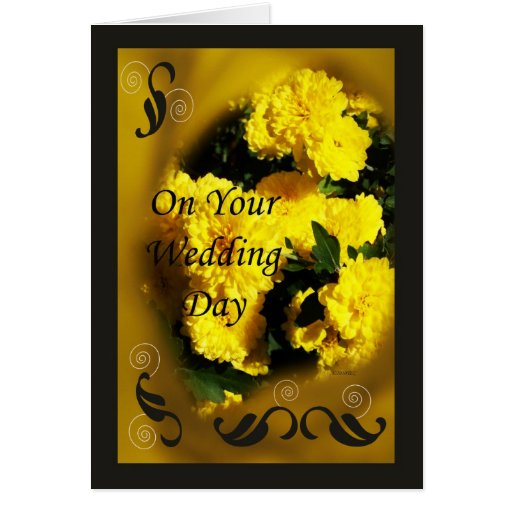 Yellow Mums Card