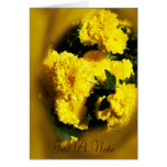 Yellow Mums Card