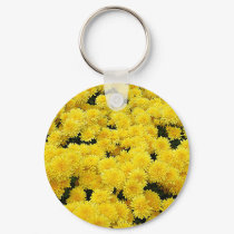 Yellow Mums Keychain by bontondesigns Yellow Mums Keychain