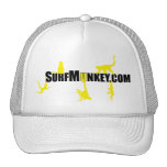 Yellow munkeys in the Hanging Munkeys design Mesh Hats