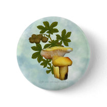 Yellow Mushrooms with seed pods Button