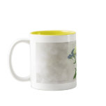 Yellow Mushrooms with tiny blue flowers Drinkware Coffee Mugs