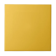 Yellow mustard ceramic tile