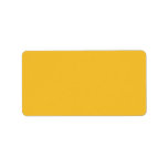 Yellow mustard personalized address label