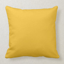 Yellow mustard pillow